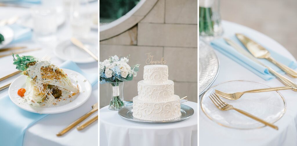 Reception Details at the Curtis arboretum