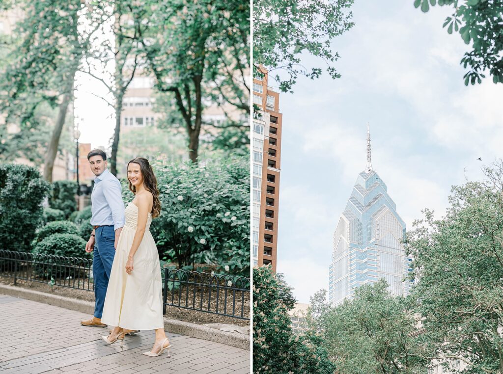 Rittenhouse Square Engagement Photos