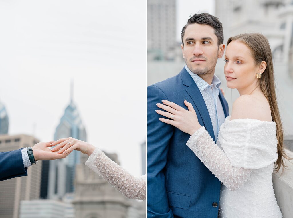 Center City Philadelphia Engagement Photos