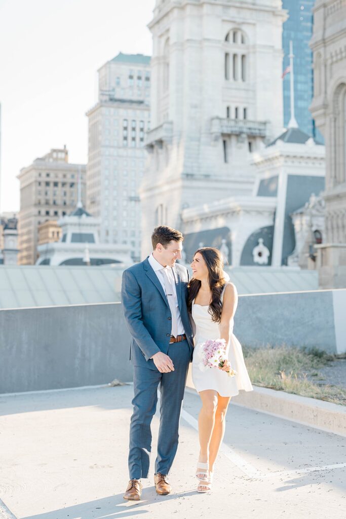 Center City Philadelphia Engagement Photos