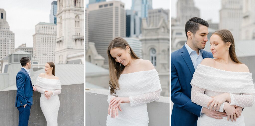 Center City Philadelphia Engagement Photos