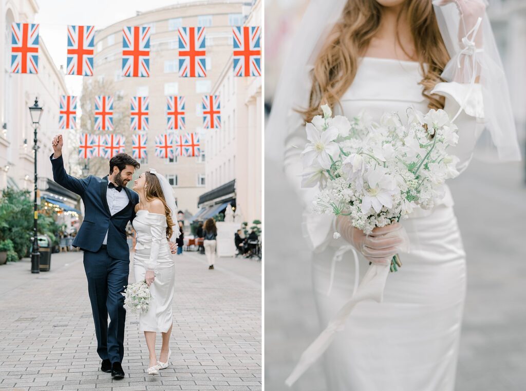 spring wedding photos in London