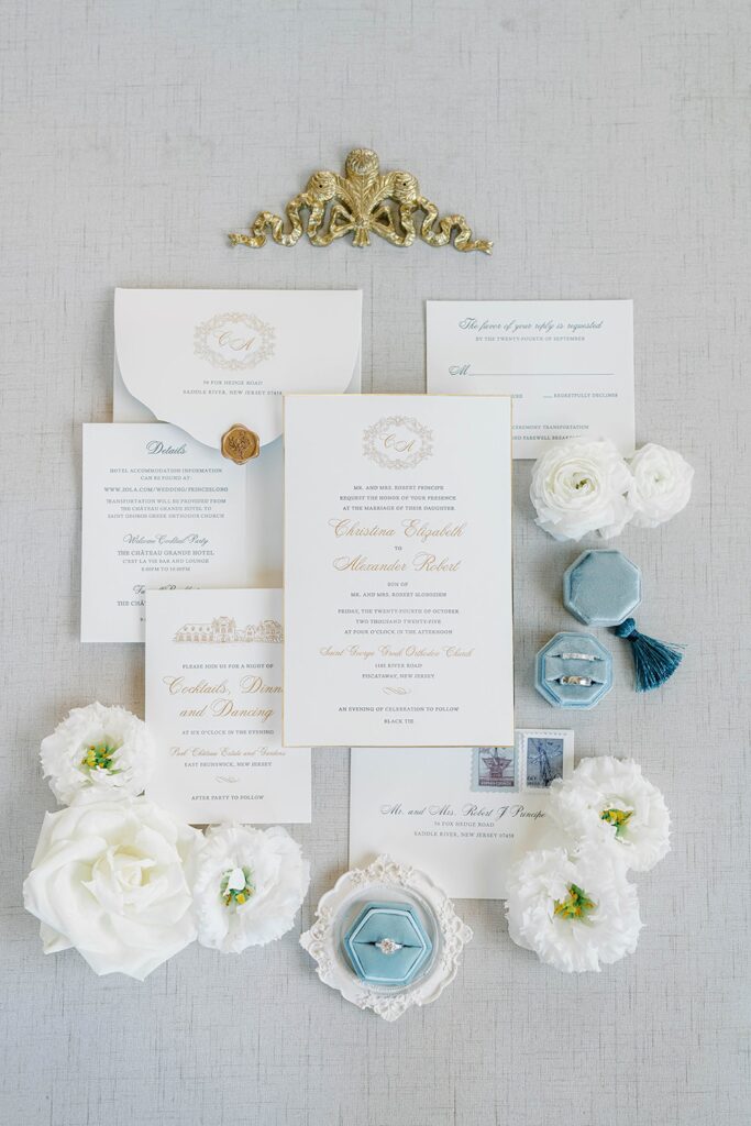 Luxury bridal details at a Park Chateau Estate wedding