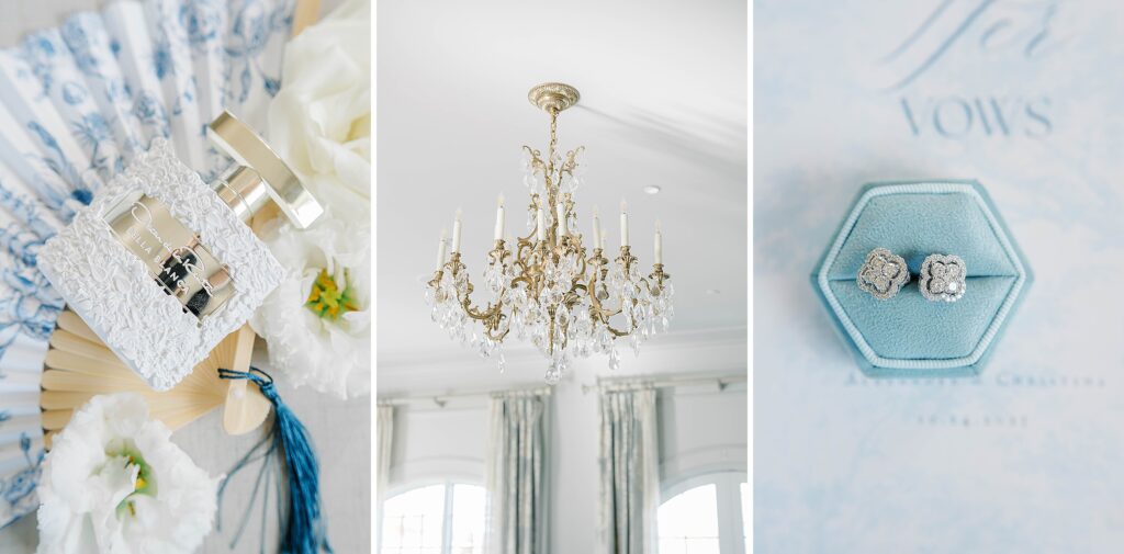 Luxury bridal details at a Park Chateau Estate wedding