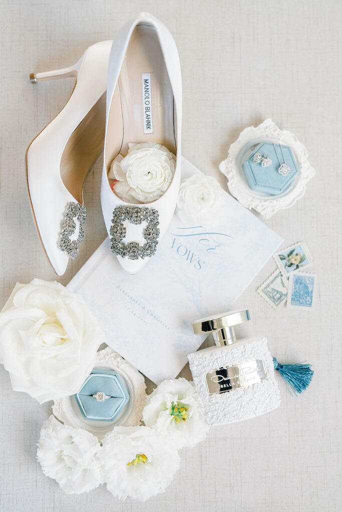 Luxury bridal details at a Park Chateau Estate wedding