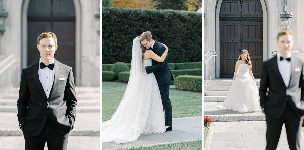 A New Jersey Wedding emotional first look at Park Chateau