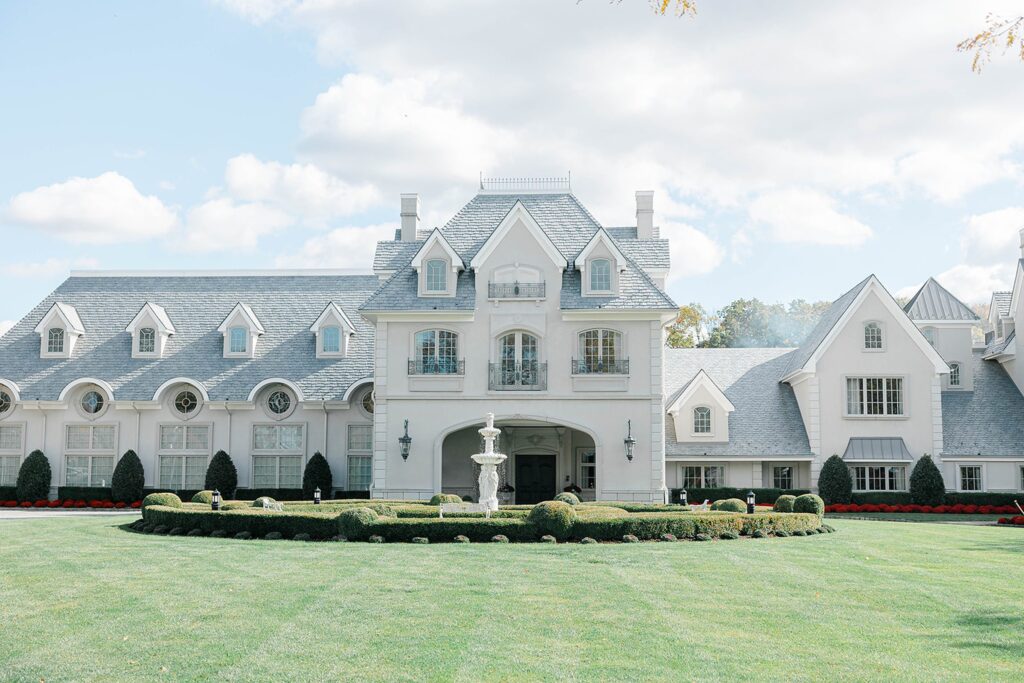 Luxury New Jersey wedding venue Park Chateau Estate