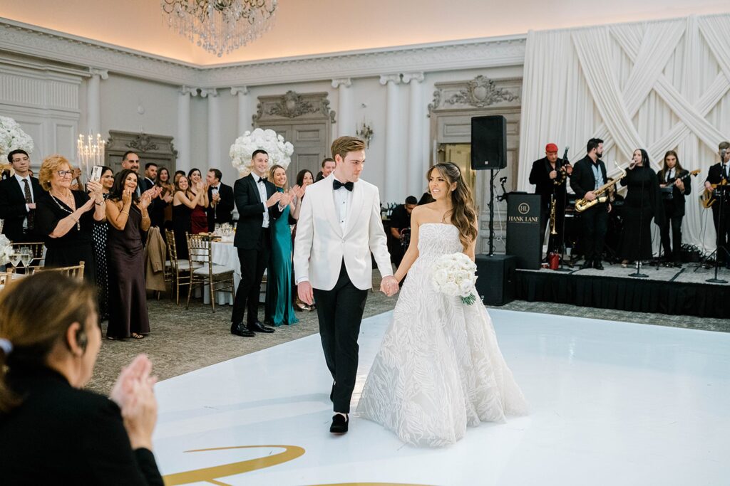 Luxury wedding reception celebration at Park Chateau Estate