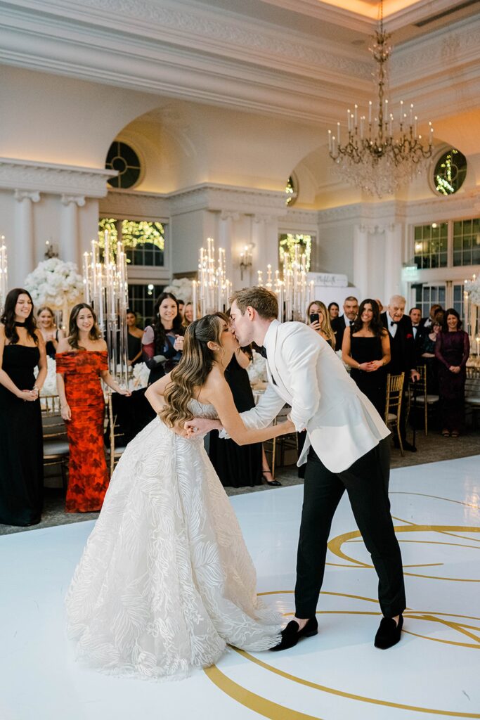 Luxury wedding reception celebration at Park Chateau Estate