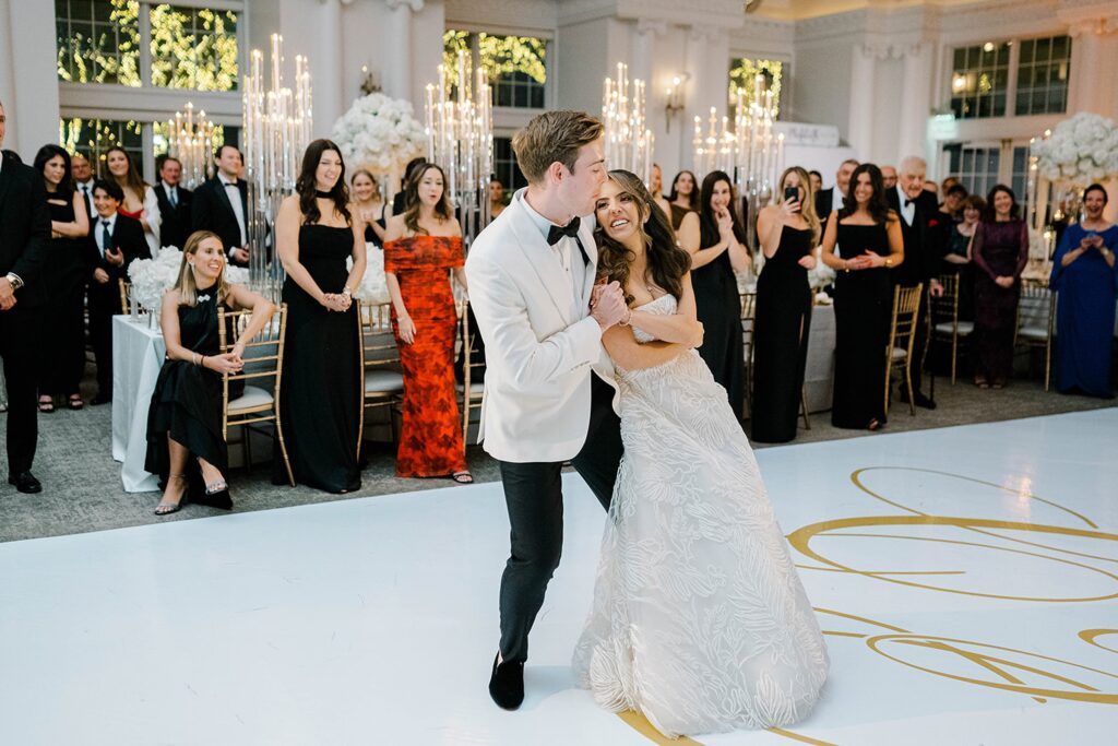 First dance during a romantic Park Chateau Estate wedding