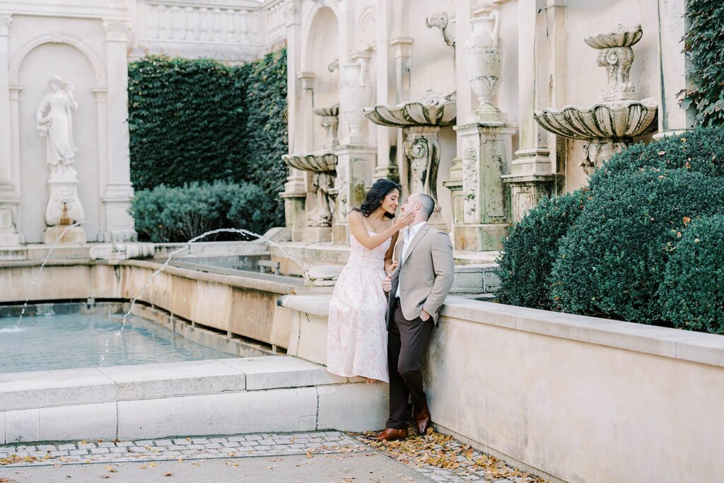 Fall Engagement Photos at Longwood Gardens