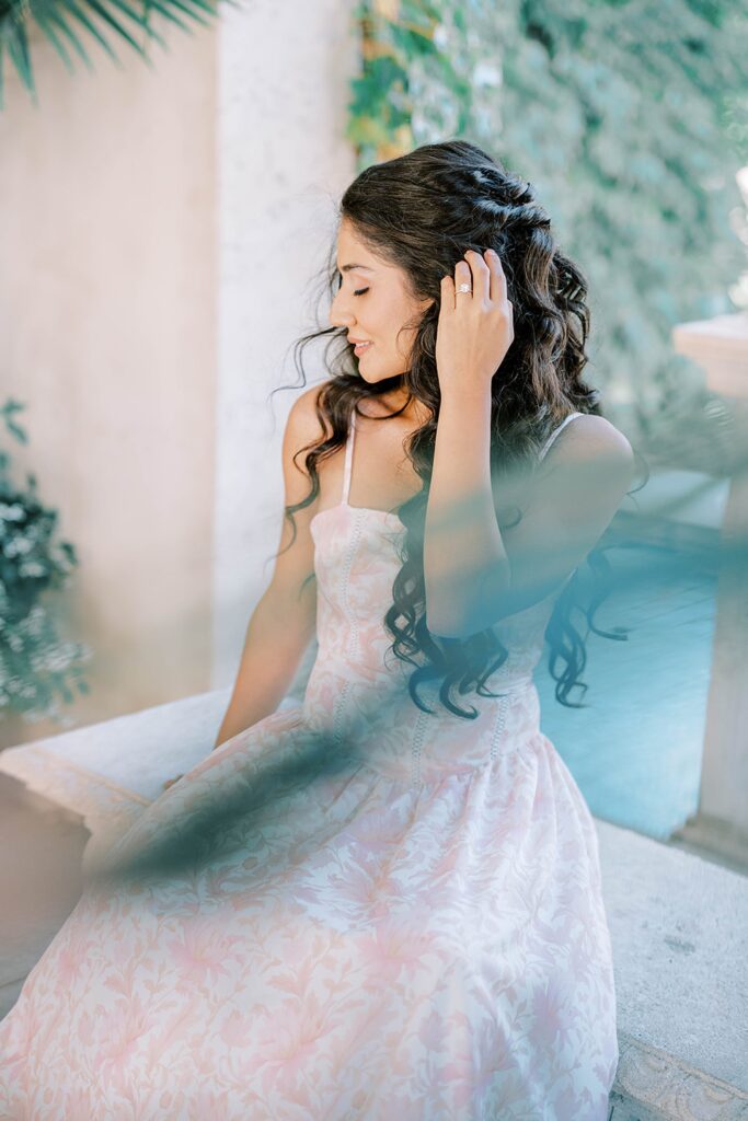 fall engagement session at Longwood gardens 