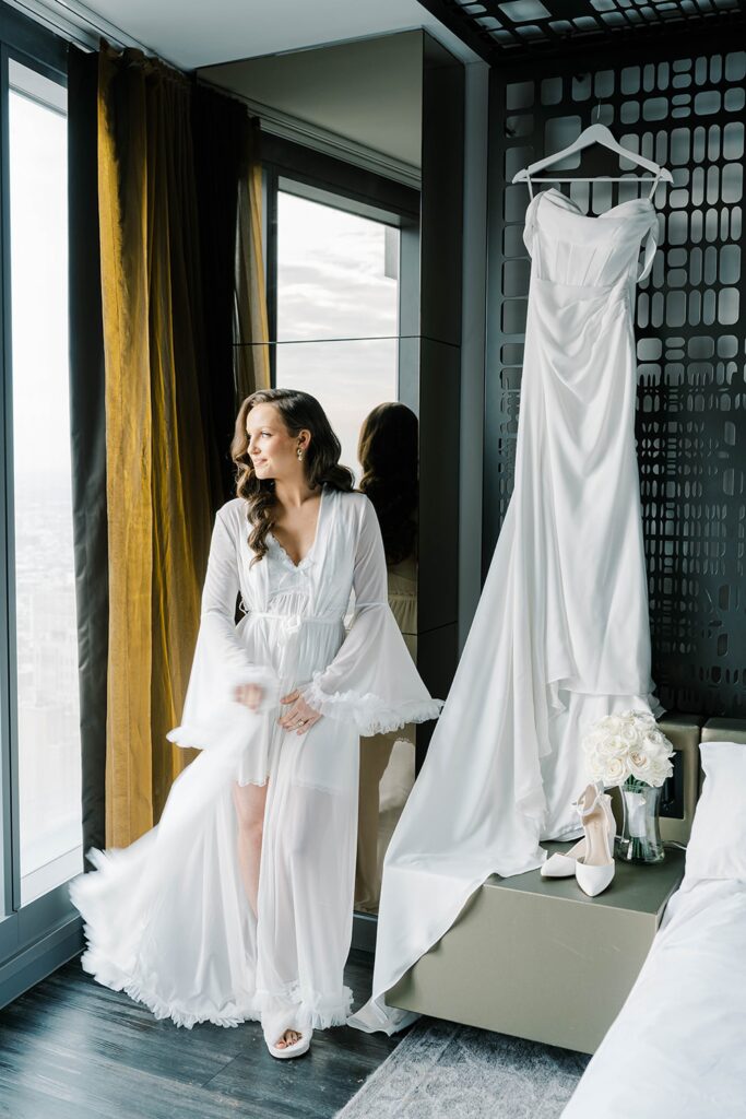Bride Getting Ready at the Philadelphia W Hotel 