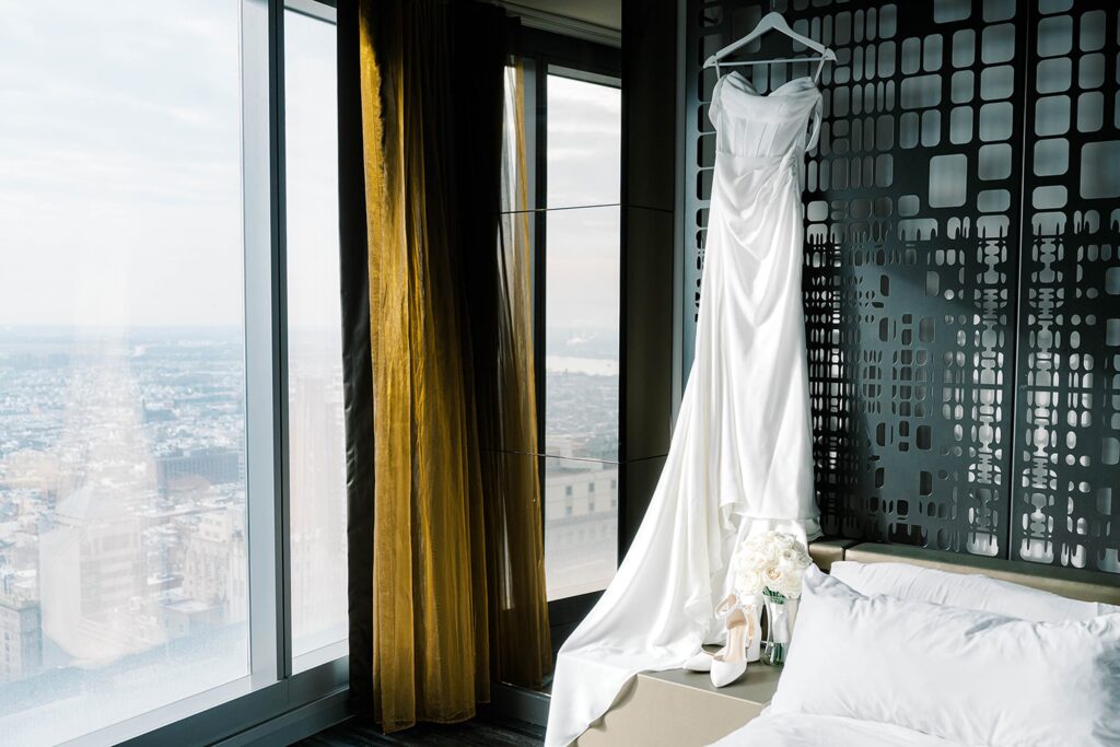 Bride Getting Ready at the Philadelphia W Hotel 