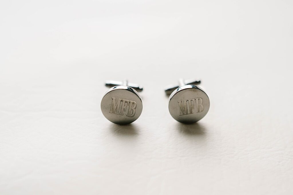 Groom Getting Ready at the W Hotel Philadelphia on his Wedding Morning