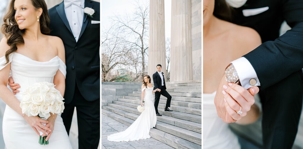 Winter Wedding Portraits in Philadelphia