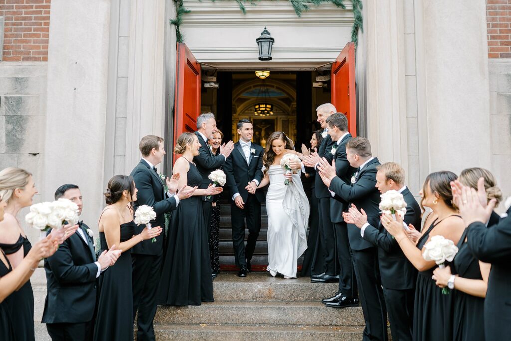 A Philadelphia Catholic Wedding Ceremony in Old City 