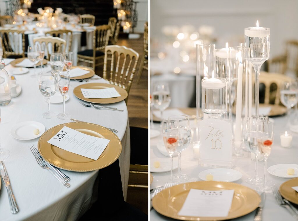 Cescaphe Ballroom Wedding Reception Details