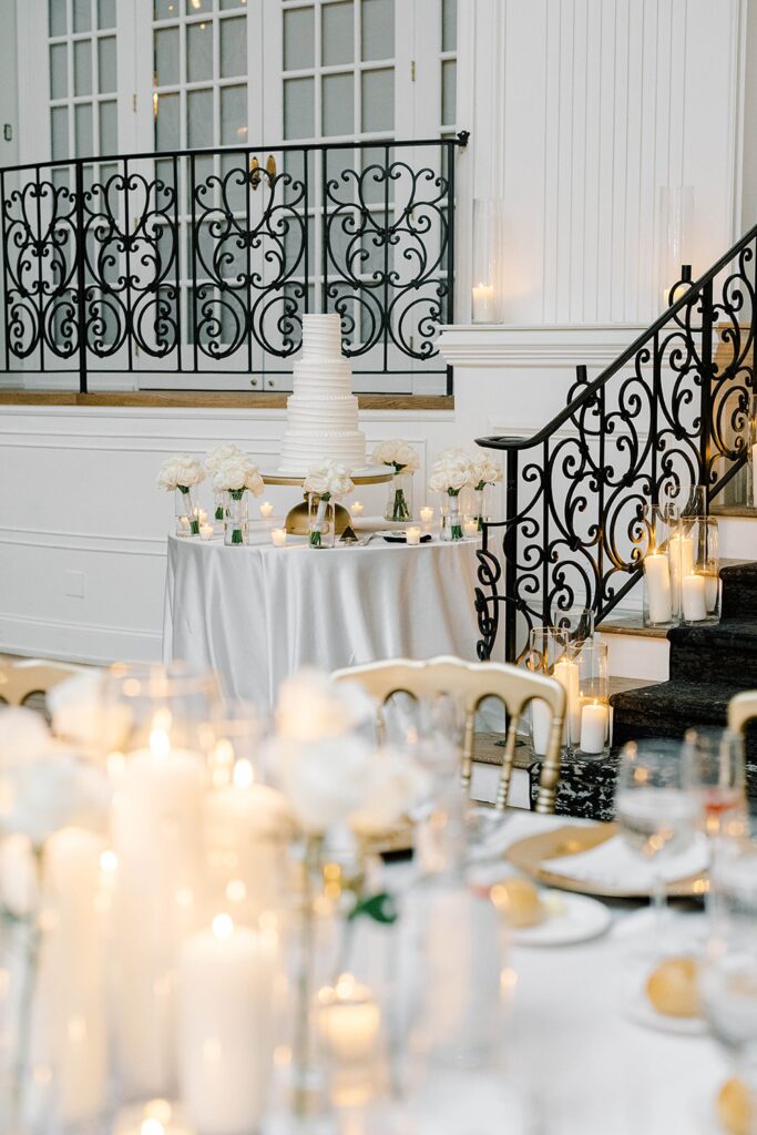 Cescaphe Ballroom Wedding Reception Details