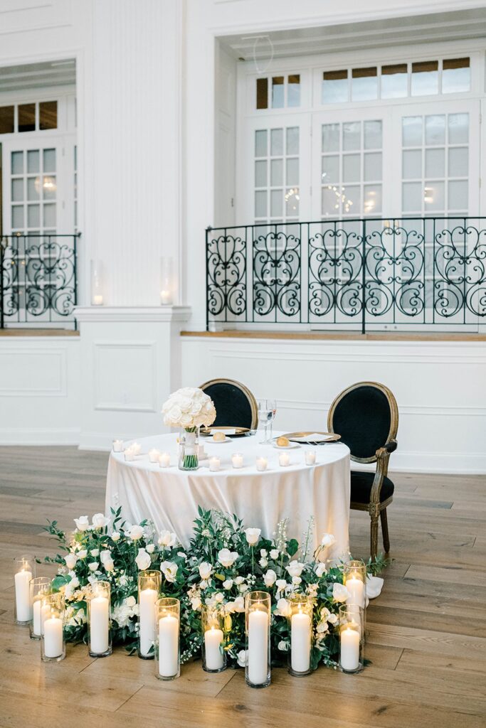 Cescaphe Ballroom Wedding Reception Details