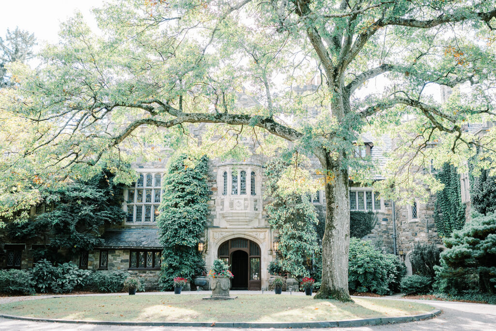 New Jersey estate wedding venues — Skylands Manor Tudor Revival castle, Ringwood NJ