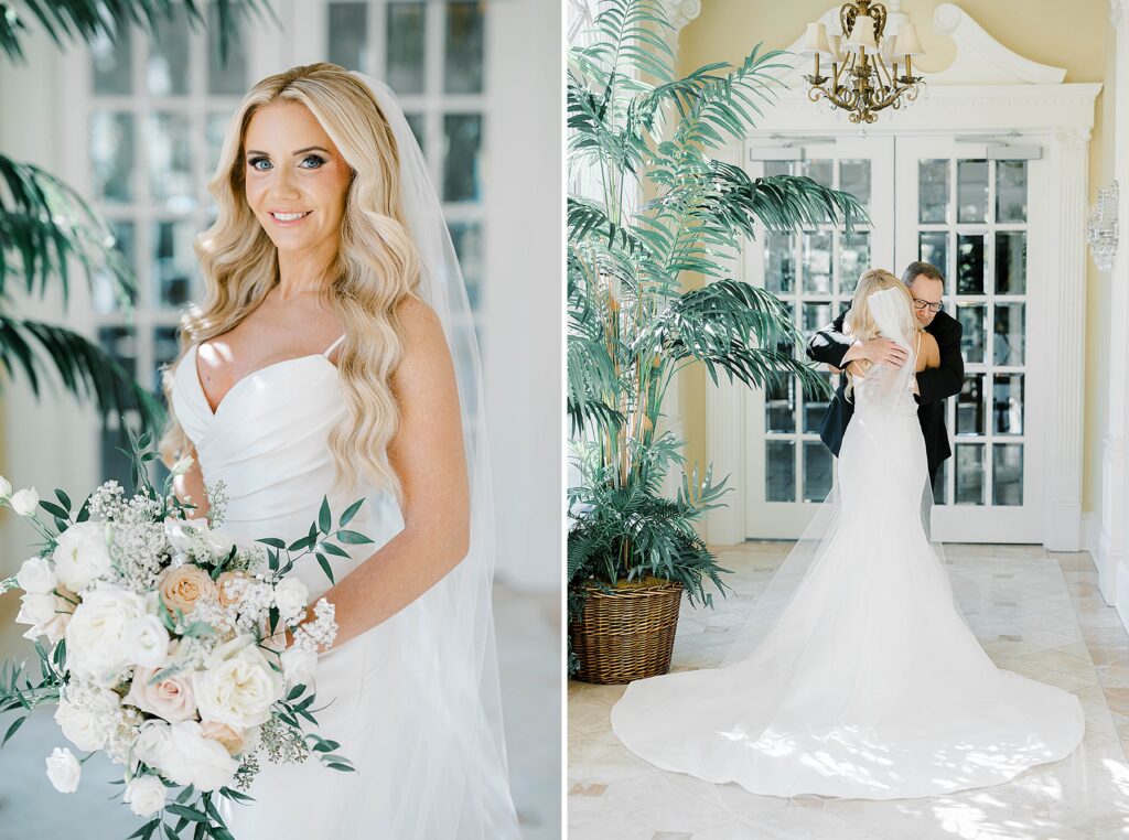 Bridal preparation moments before Ashford Estate New Jersey wedding