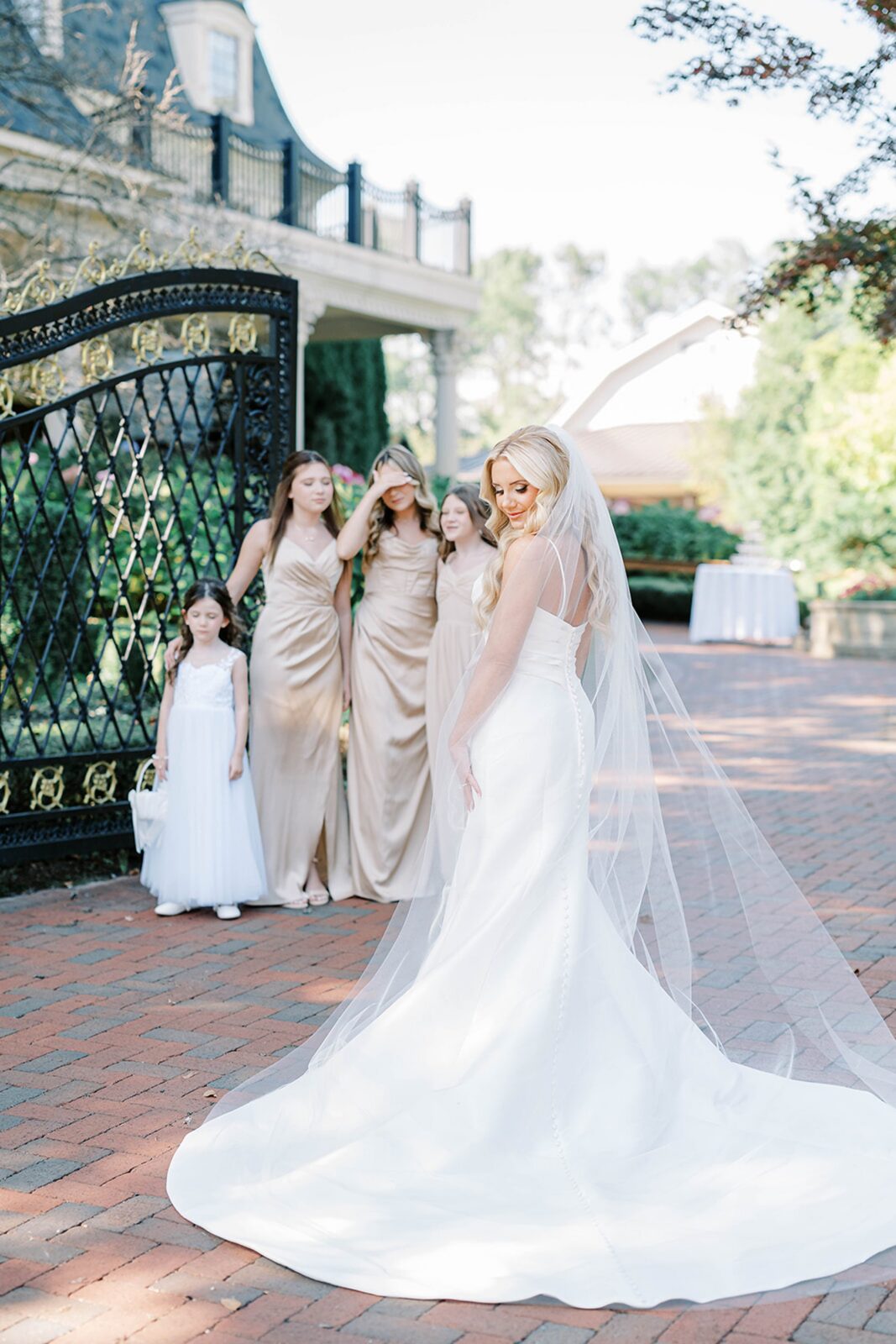A First Look with The Brides Daughters