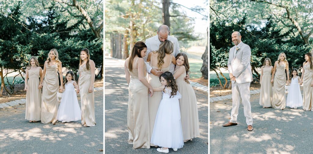 Father Daughter First Look at a New Jersey Wedding Venue