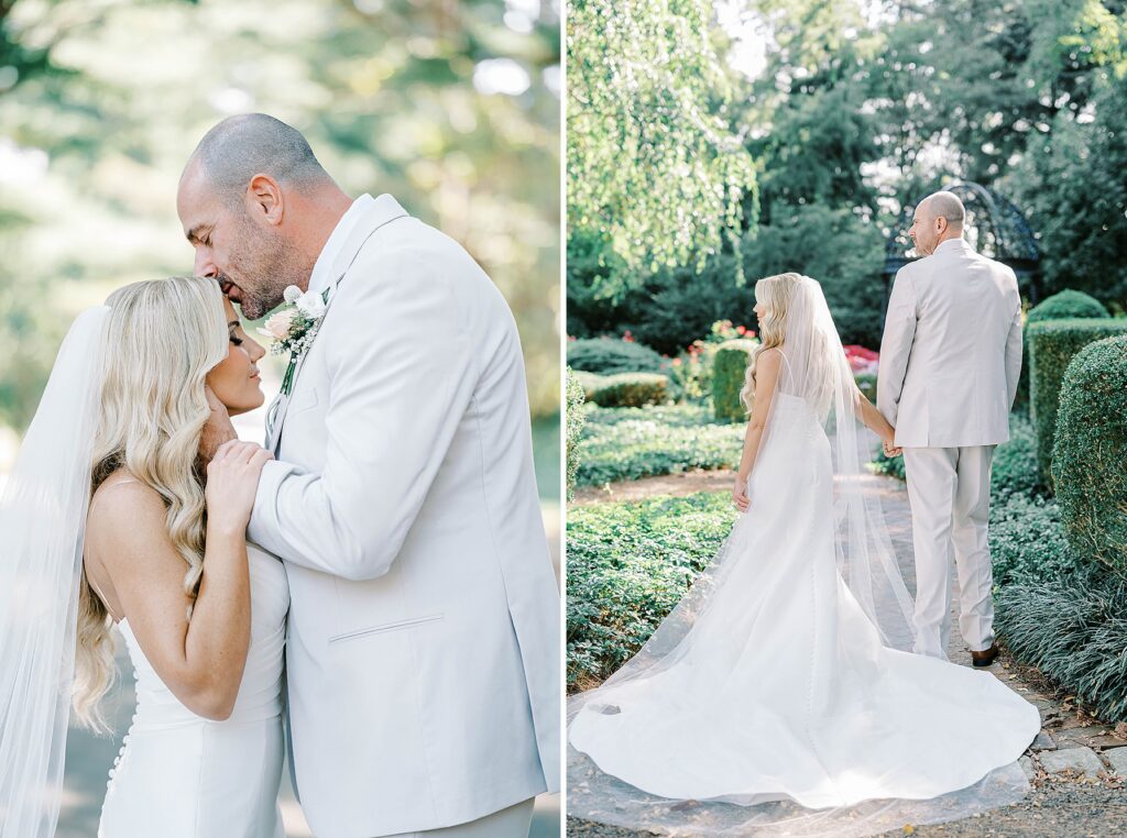NJ Wedding Portraits in The Ashford Estate Gardens