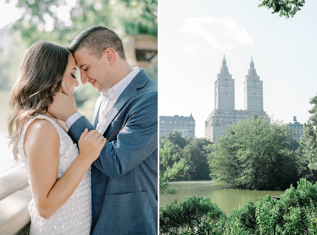 Bow Bridge New York City Engagement Photos