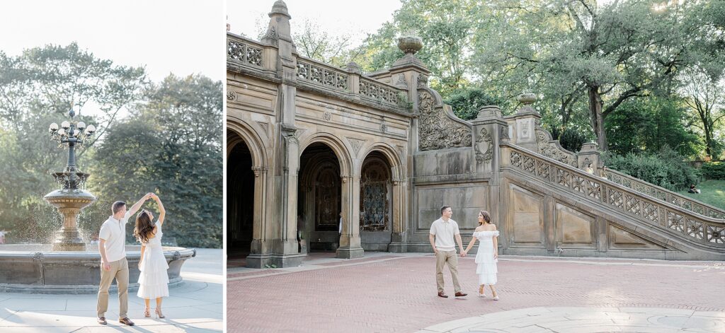 Central Park New York City Summer Engagement Photos