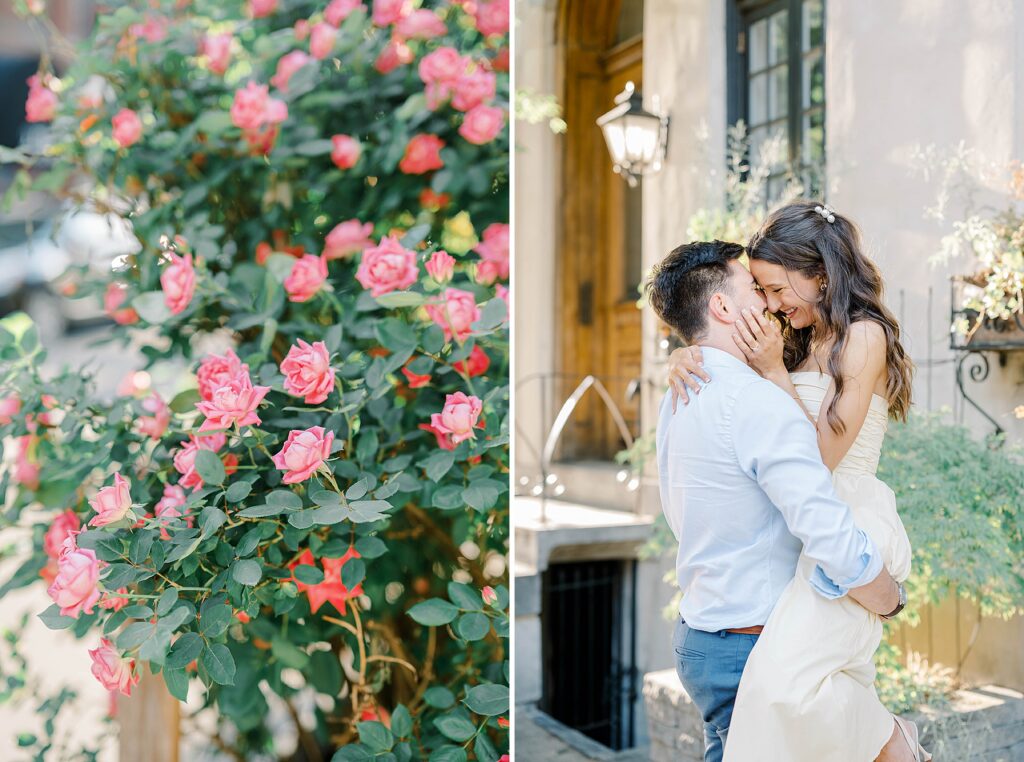 Philadelphia Rittenhouse Square Engagement Photos