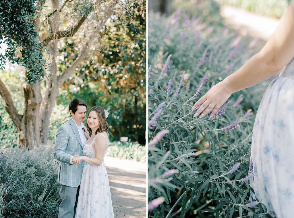 Huntington Gardens engagement photos Los Angeles California
