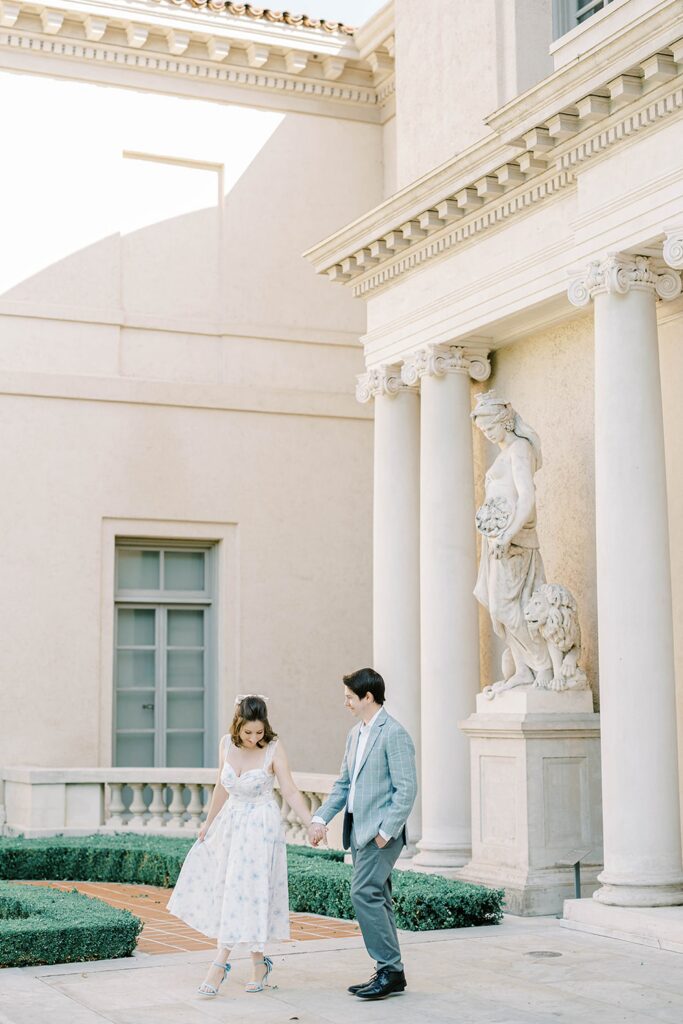 Huntington Gardens engagement photos Los Angeles California