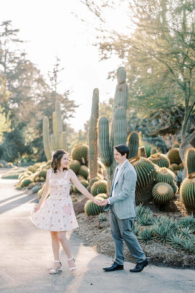 LA engagement photos at The Huntington Botanical Gardens