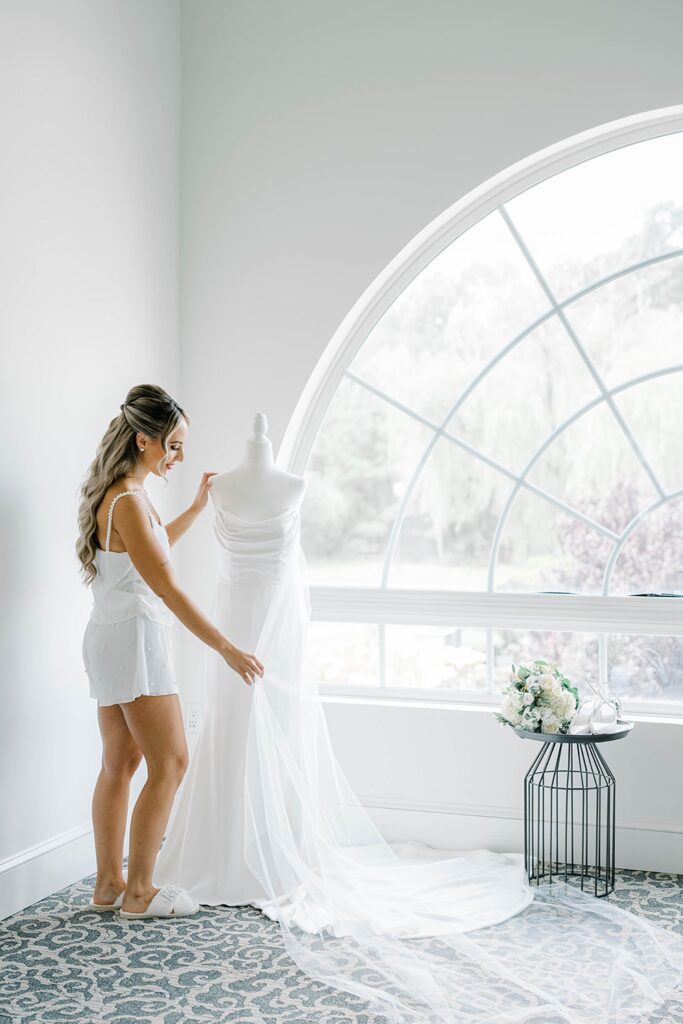 Bride Getting Ready at Renault Winery New jersey
