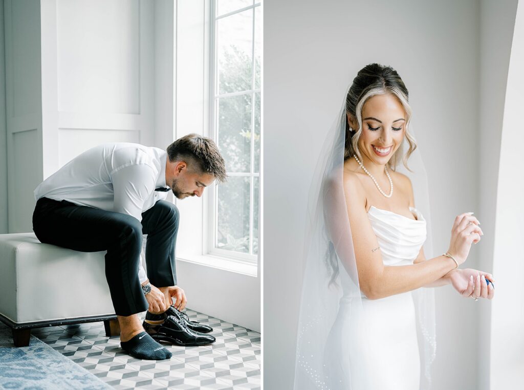 Bride Getting Ready at Renault Winery New jersey
