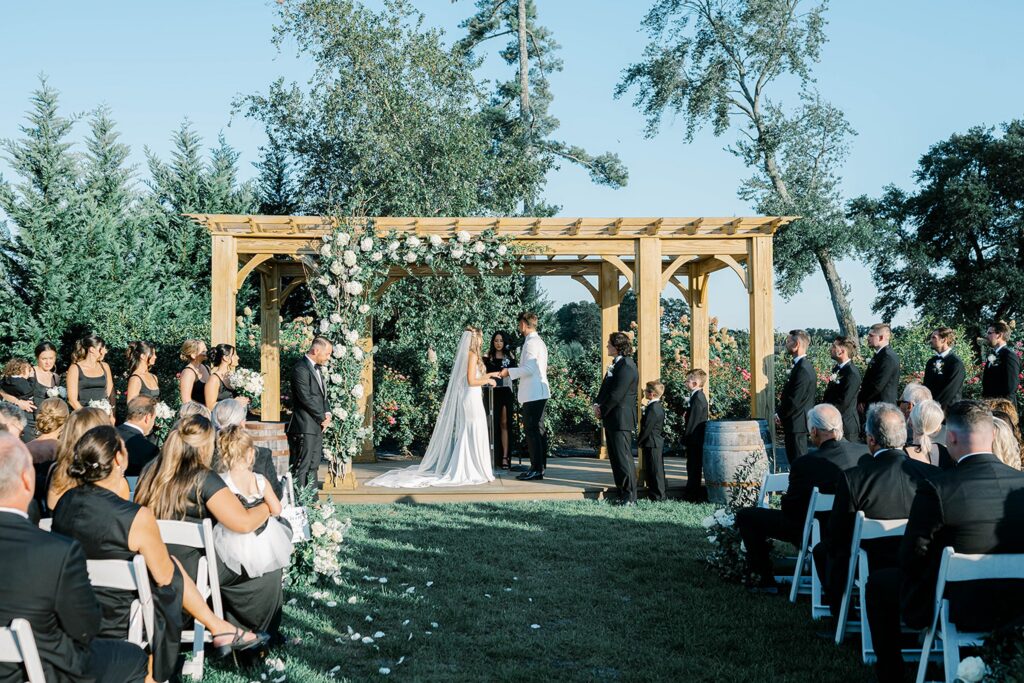 Wedding Ceremony at Renault Winery